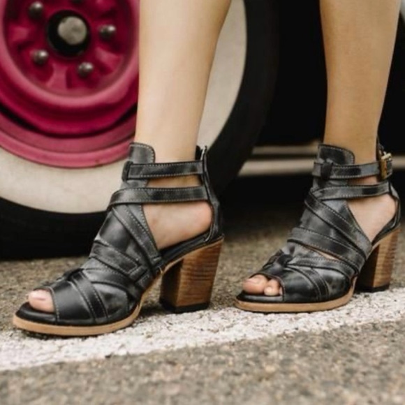 Freebird by Steven Claw Sandals in Distressed Black - Picture 1 of 16